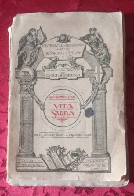 B273 Gino Bottiglioni Vita Sarda Note Folklore Canti Leggende 1925