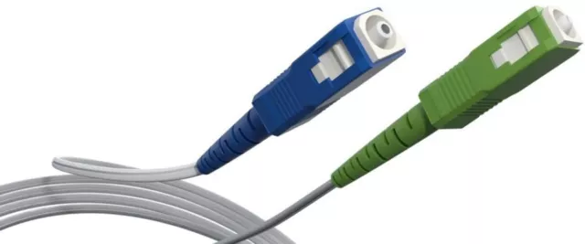Câble de fibre optique SC-APC/UPC - 20 m - Linéaire