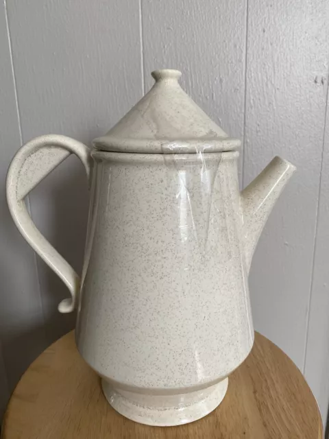 Vintage McCoy Pottery Coffee Pot Pitcher 12" Speckled (READ)