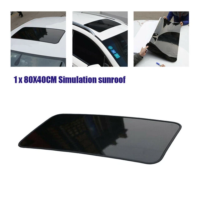 Car Vehicle 80x40cm Modified Simulation Panoramic Sunroof Roof Film Decorative