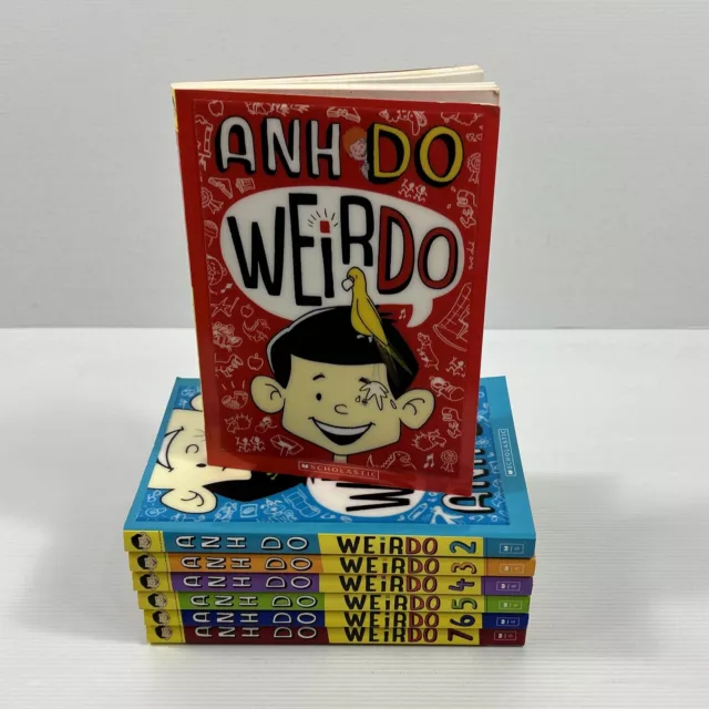 Weirdo By Anh Do Book Bundle Lot  1-7 Paperback Kids Adventure fiction Books