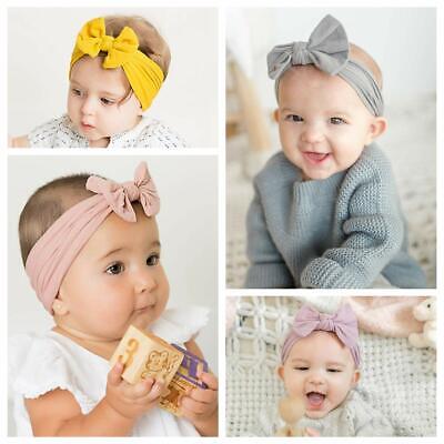 Baby Bow Headband Elastic Infant Toddler Knot Hair Band Head Wrap Newborn Girls