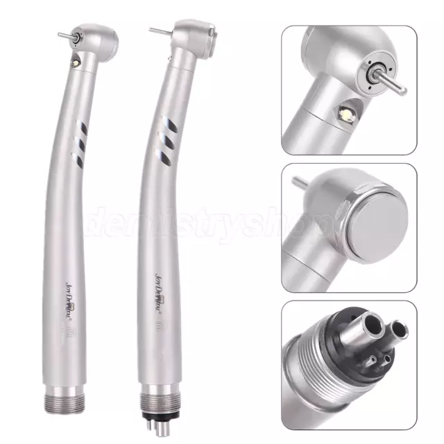 Dental LED E-generator Fiber High Speed Handpiece Air Turbine 4/2Holes