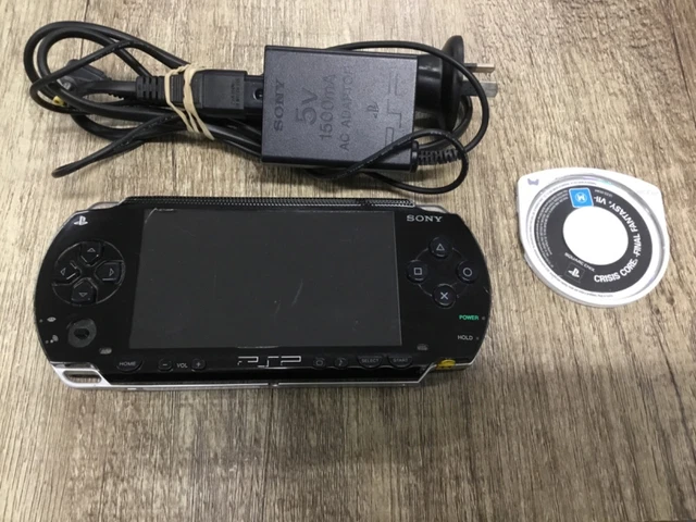 Sony PSP Playstation Portable Console + Game + Charger + Memory - Needs Repair