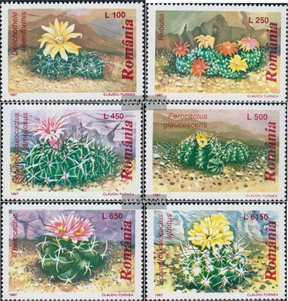 Rumänien 5256-5261 (kompl.Ausg.) postfrisch 1997 Kakteen