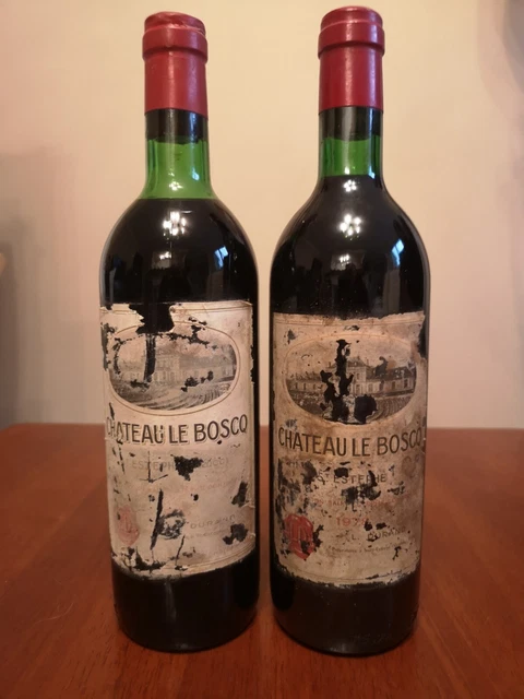 Lot 2 bouteilles : Château Le Boscq - 1976 & 1978 - Saint Estèphe