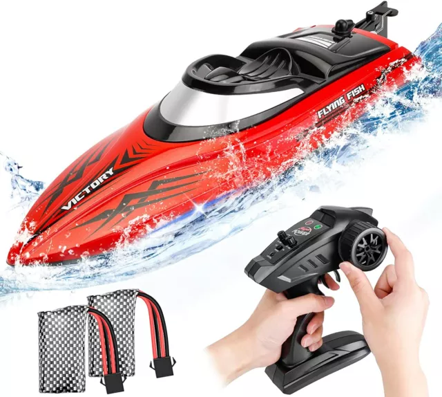 Radio Remote Control 20+MPH RC High Speed Racing Boat RTR FAST for Kids Adults