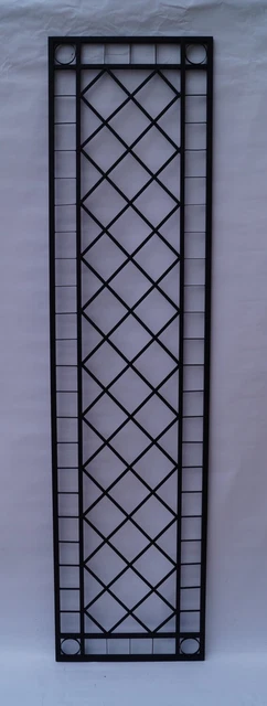 Metall Rankgitter Spalier Wandgitter Meran 60 240 XXL FeuerVerzinkt schwarz