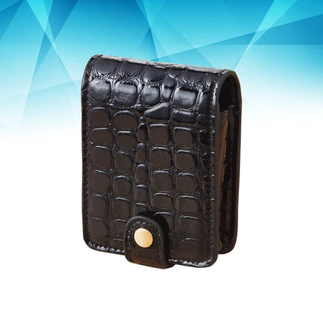 1 pieza funda de lápiz labial portátil PU cocodrilo impresión viaje bolsa de maquillaje