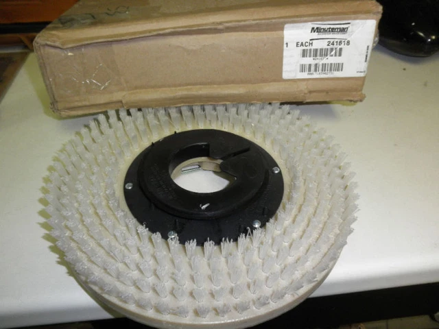 New Oem Minuteman 12" Pwr Drive W/Pad Sweeper Brush