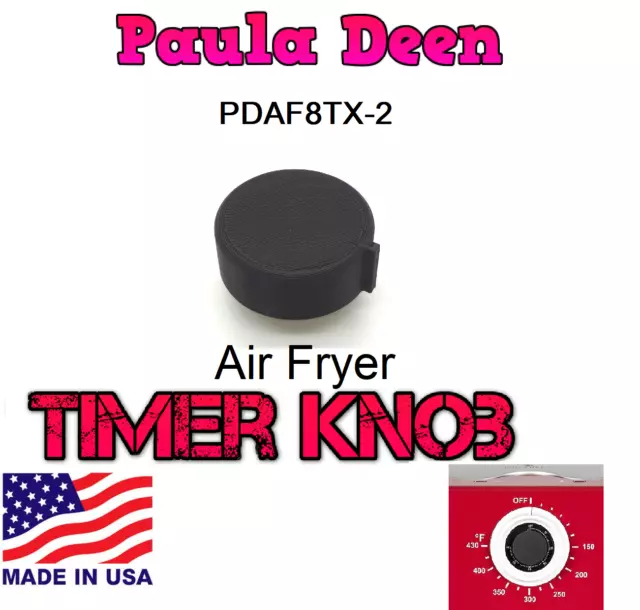 Tolxh Timer Knob FBW FT 42138 BK 3.2 Quart Air Fryer New Replacement Parts  for Farberware