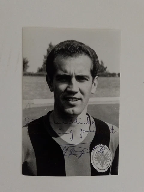 WOLFGANG SOLZ Fußball Eintracht Frankfurt original Autogramm ca