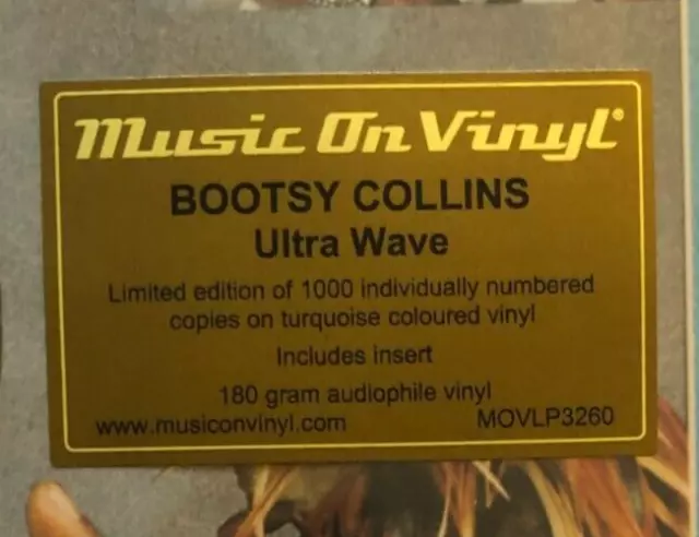 Bootsy Collins Ultra Wave blau Vinyl Schallplatte neu versiegelt 8719262026919 3