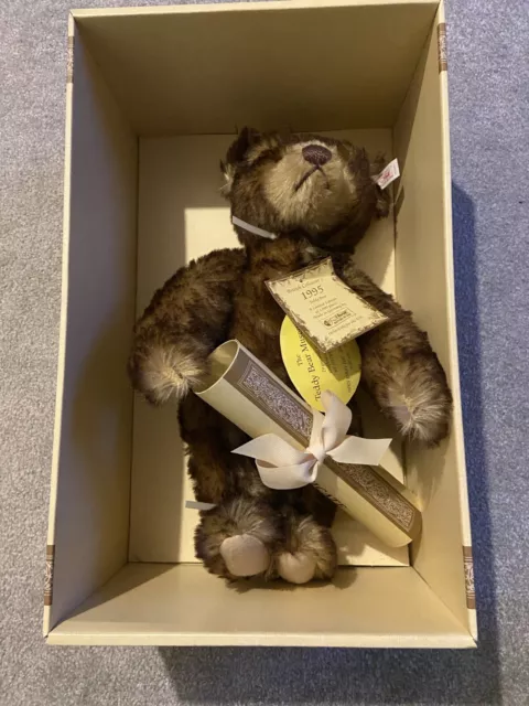 Steiff British Collectors Growling 1995 Teddy Bear Limited Edition with Box