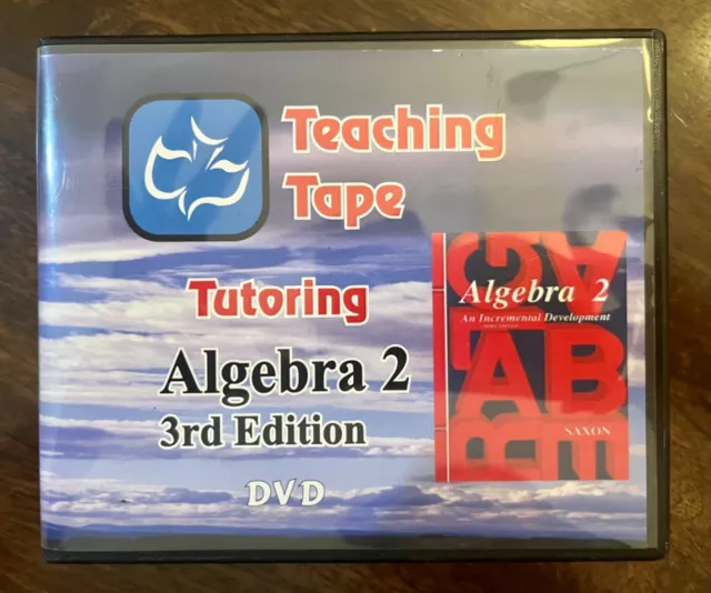 Algebra 2 Tutoring DVDs 3rd Edition for Saxon Math