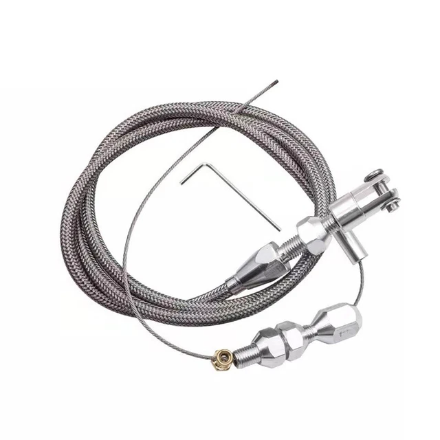 36" Car Universal Throttle Cable Accelerator Cable Braided Stainless Steel