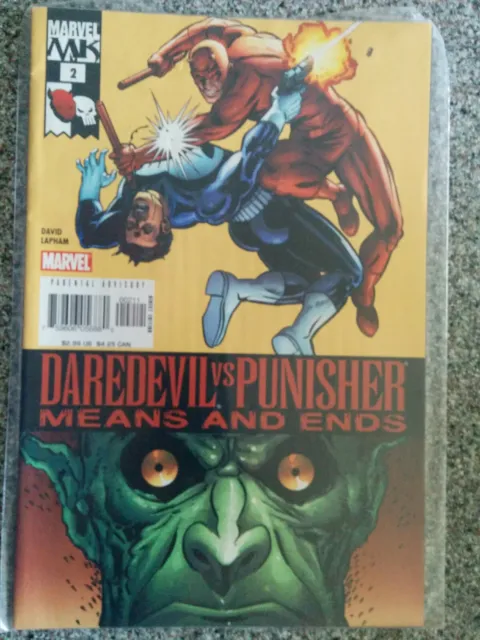 DAREDEVIL Vs PUNISHER #2 Means And Ends - Marvel Comics