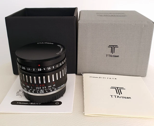 Nikon Z Objectif TTArtisan 35mm F0.95 Pour Canon EOS R/RF - Grand Angle APS-C Mise Au Point Manuelle Canon R10