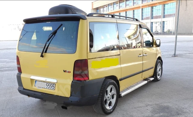 Déflecteurs De Vent Pluie Mercedes Vito W638 1996-2003 - 2 Pièces Acrylique Protection Fenêtres