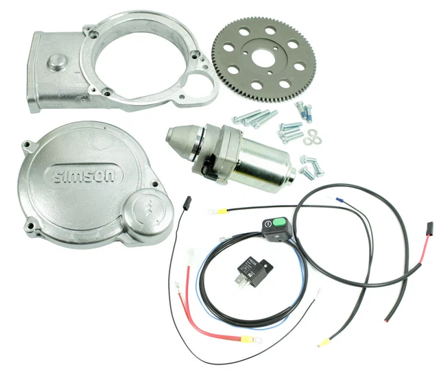 SET STARTER +BUTTON +Relay for Simson S51 Vape S70 SR50 SD50 E-Starter