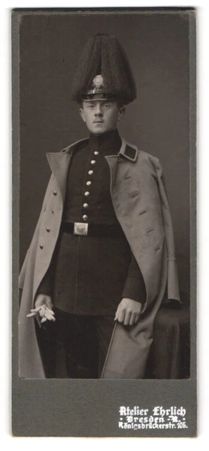 Fotografie Ateleir Ehrlich, Dresden, Königsbrückerstr. 105, sächsischer Soldat