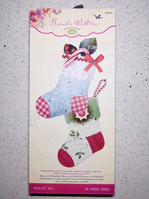 アルバム・スクラップ Sizzix Bigz Stocking Gift Holder 658744 アルバム・スクラップ Sizzix Bigz Stocking Gift Holder 658744