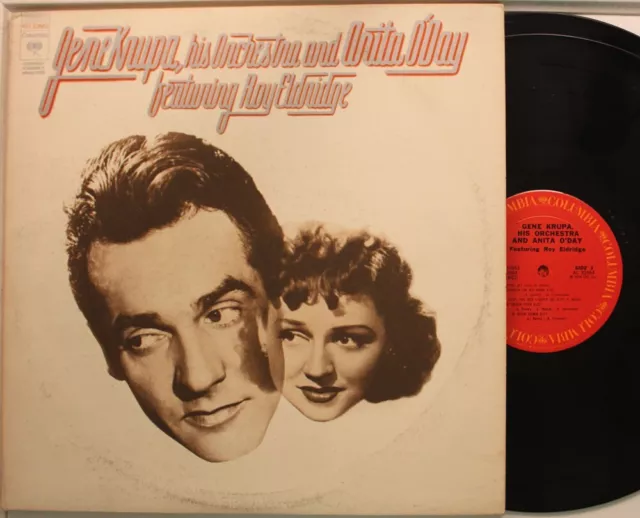 Gene Krupa & Anita O'Day Feat. Roy Eldridge 2-Disc Lp Self-Titled (1974) On Colu