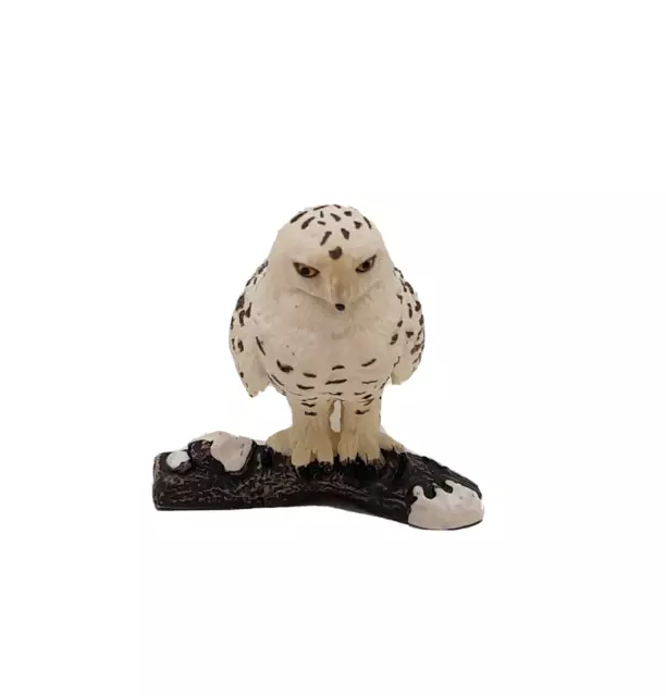 Rare Schleich Birds Of Prey Snowy Owl 2.5" Animal Bird Figurine 2011