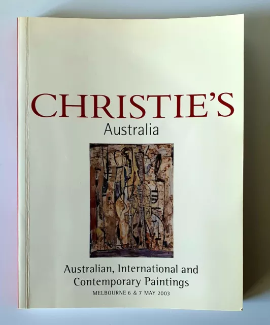 Christie's - Australian Contemporary Paintings Art Auction Catalogue - May 2003