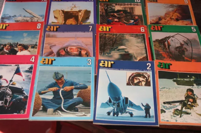 ar ARMEERUNDSCHAU - Soldatenmagazin Heft 1 -12 + Sonderheft / 1978