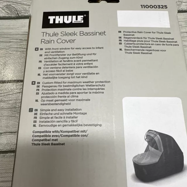 Thule Sleek Bassinet Rain Cover - 11000325 3