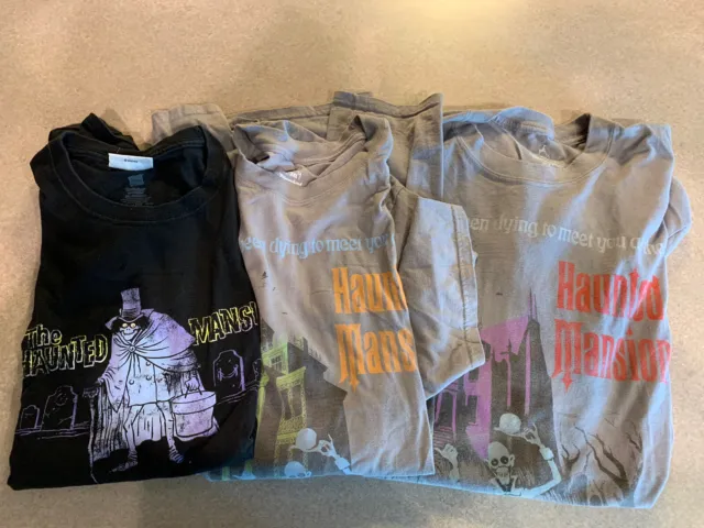 Disney Parks Haunted Mansion Shirt Lot Of 3 Size 2X