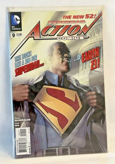 Action Comics #9 Superman Earth 23 1st Calvin Ellis Ha Cover 2012 The New 52!