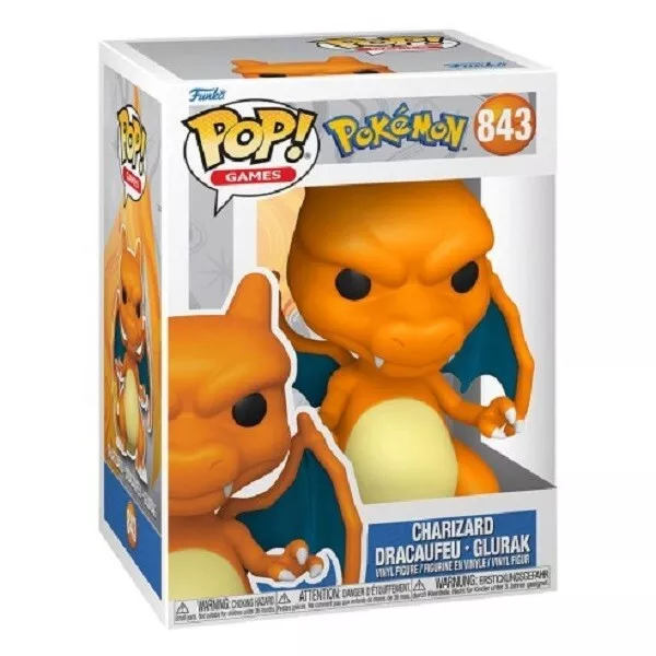 Funko Pop! Games: Pokemon - Charizard 843 Figurina di Vinile