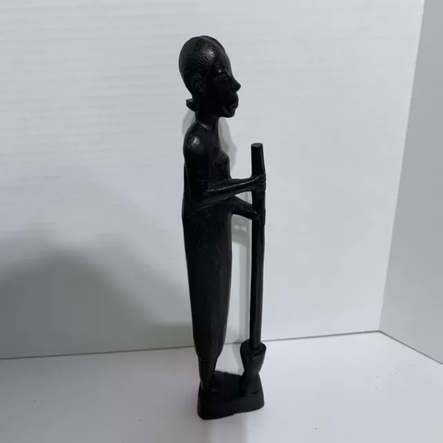 vintage sculpture african makonde female Mozambique Artist        16