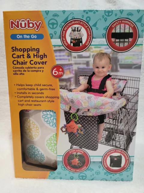 Nuby shopping cart and high chair cover NIB New!