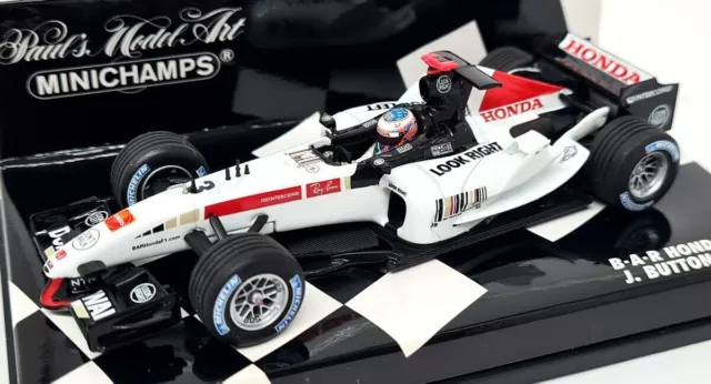 Minichamps 1/43 - Honda B.A.R 007 J. Button 2005 F1 Model Car 400 050003