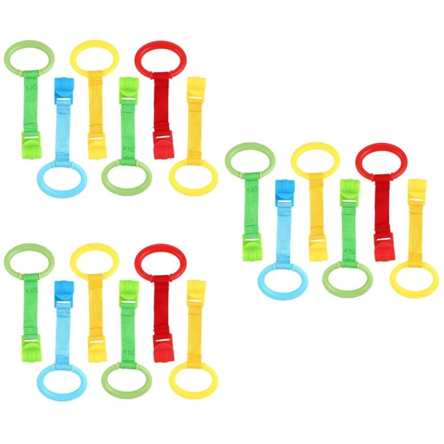 18 ud. Anillos de bebé portátiles Accesorios de cuna Soporte para correr bebé Arnés para correr