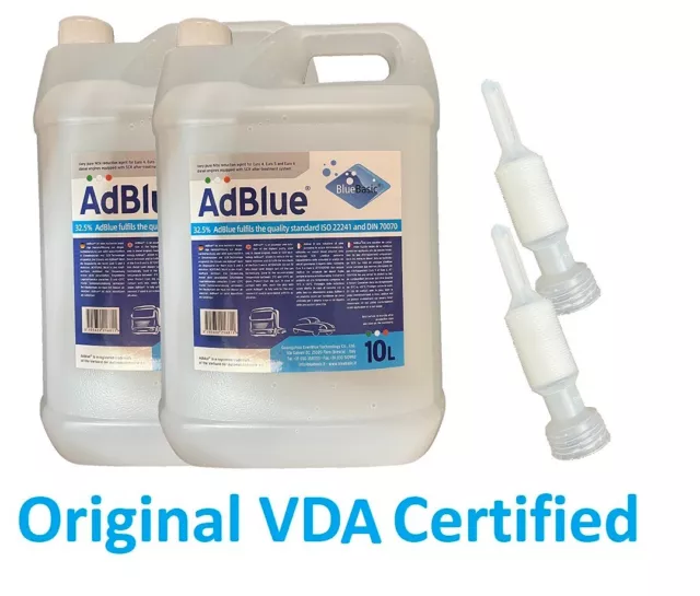 AdBlue Italy BlueBasics VDA Certified 20L (AdBlue 10L X 2) Australia Stock