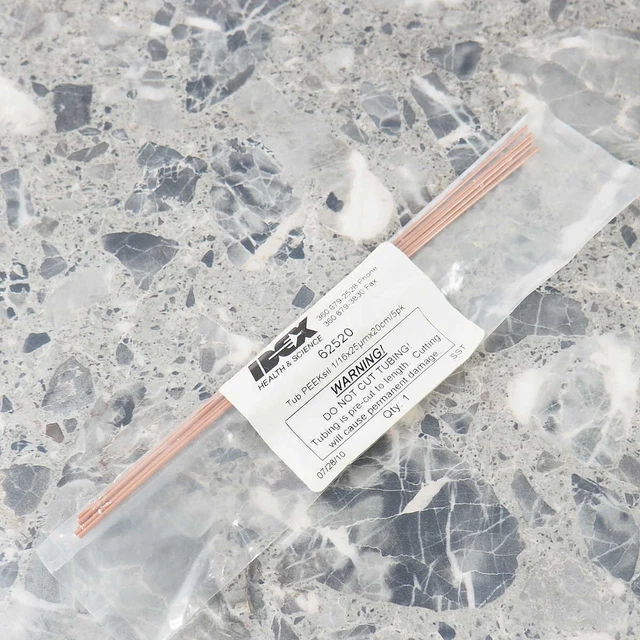 NEW IDEX 62520 - ORANGE Tubing PEEKsil 1/16" x 25um x 20cm 5pk