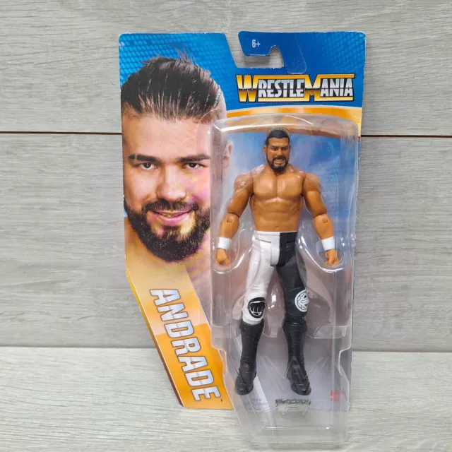 Andrade WWE Wrestling Mattel Figure Basic Series Wrestlemania Brand New