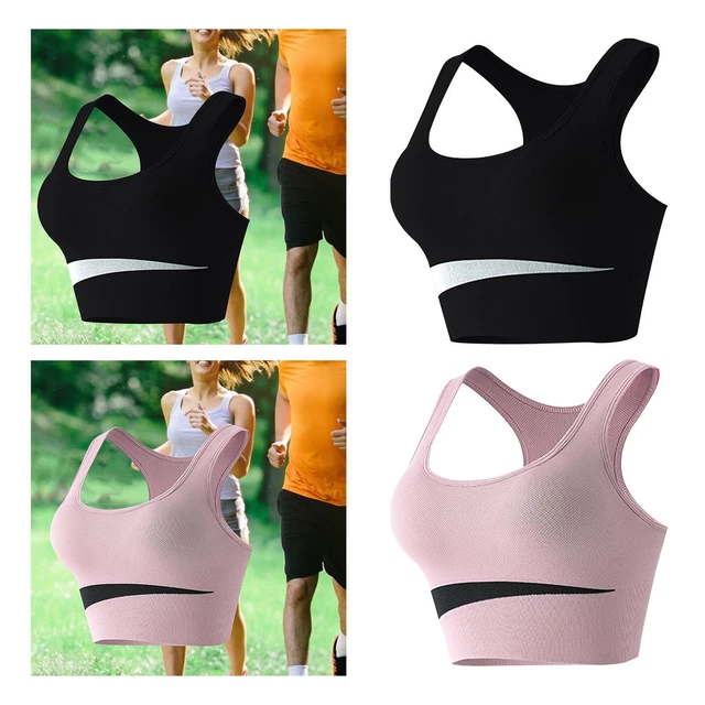 2 Stück BH Tops, Atmungsaktive, Stoßfeste Weste für Fitness Workout