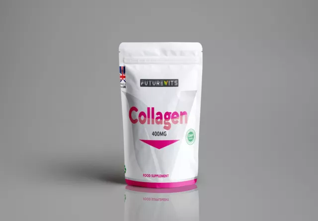 Collagen Capsules Marine 400mg Type 1 60 Caps Anti Ageing Skin Joints Futurevits