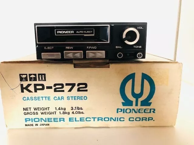 Oldtimer Pioneer KP-272 Auto Kassetten Player ! NEU/OVP 80 er !