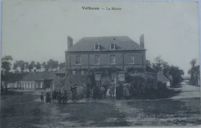 Valhuen 62 CPA La Town Hall Good Condition 1916