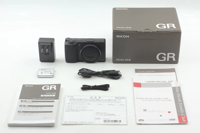 1105 Shot 【MINT in Box】RICOH GR III Black 24.2MP APS-C Digital Camera From JAPAN 3