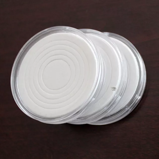 10x 45mm Applied Clear Round Cases Coin Storage Capsules Holder Plastic .zy