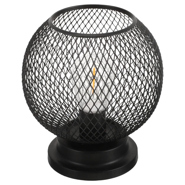 DESK LAMP CREATIVE Wrought Iron Hollow Spray Paint Night Light £14.88