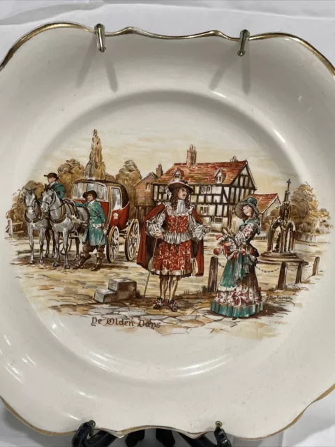 Vintage - Sandland Ware, Lancaster Ltd. Hanley England decorative plate 3