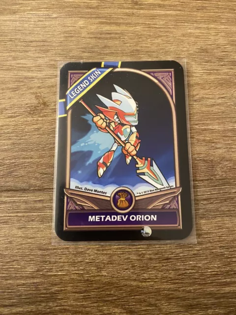 Brawlhalla - Metadev Brynn Legend Skin Code and Card Unused 2017 + Pin